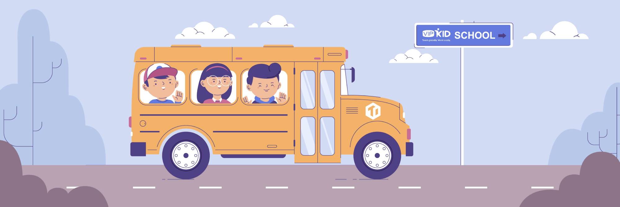 kids on school bus