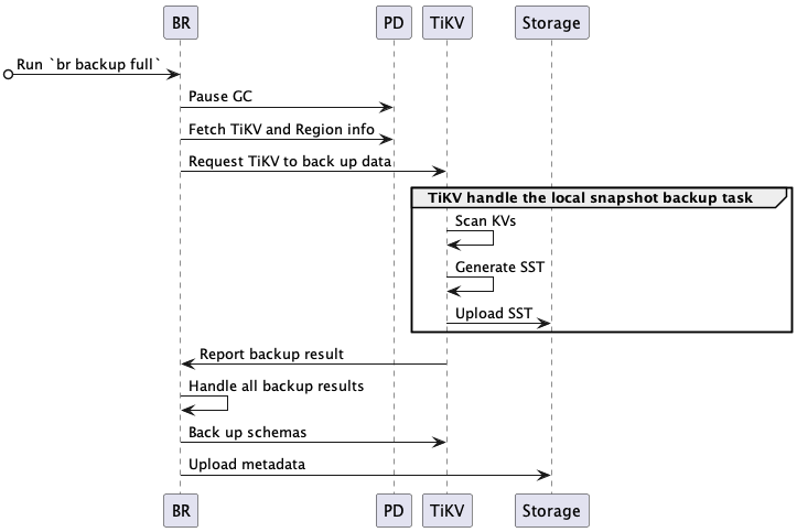 snapshot backup process design