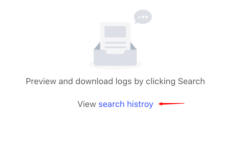 Search history entry